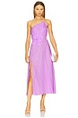 view 1 of 4 Romy Dress in Lilac Linen