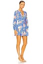 view 2 of 3 Renee Dress in Blue Lagoon Kiss