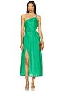 view 1 of 4 Romy Dress in Green Linen