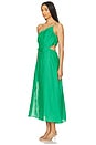 view 3 of 4 Romy Dress in Green Linen