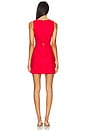 view 3 of 3 Oracle Dress in Red Linen