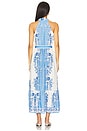 view 3 of 3 Sarita Maxi Dress in Mykonos Blue