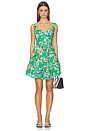view 1 of 3 Sylvia Dress in Tropical Bliss Green