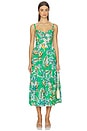 view 1 of 3 Marisco Dress in Tropical Bliss Green
