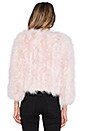 view 4 of 4 Away We Go Faux Fur Feather Jacket in Pink