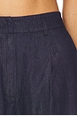 view 6 of 6 PANTALON BOBBI in Navy Chambray
