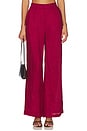 view 1 of 6 Bobbi Pant in Burgundy