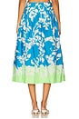 view 4 of 6 Palma Skirt in Riviera Dream Blue