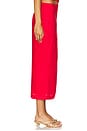 view 2 of 6 Rowan Skirt in Red Linen