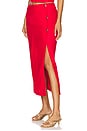 view 3 of 6 Rowan Skirt in Red Linen
