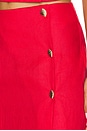 view 6 of 6 Rowan Skirt in Red Linen