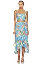 view 5 of 6 FALDA NOVELLA in Botanical Breeze Blue