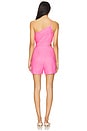 view 3 of 3 Lorna Romper in Pink Linen