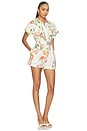 view 2 of 3 Remi Romper in Botanical Breeze