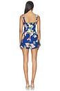 view 3 of 3 Fuji Romper in Botanical Breeze Navy