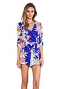 view 1 of 6 Liz Romper in Blue Zean Floral