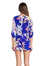 view 3 of 6 Liz Romper in Blue Zean Floral