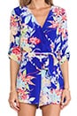 view 5 of 6 Liz Romper in Blue Zean Floral