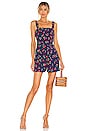 view 1 of 3 Dani Romper in Cherry Navy