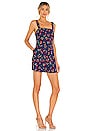 view 2 of 3 Dani Romper in Cherry Navy