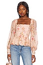 view 1 of 4 Beatrice Top in Flirty Floral Blush