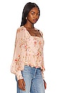view 2 of 4 Beatrice Top in Flirty Floral Blush