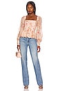 view 4 of 4 Beatrice Top in Flirty Floral Blush