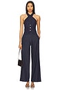 view 4 of 4 Aida Top in Navy Chambray