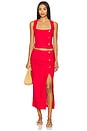 view 4 of 4 Antonia Top in Red Linen