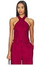 view 1 of 4 Aida Top in Burgundy