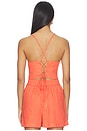 view 3 of 4 Sahara Top in Tangerine