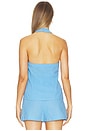view 3 of 4 Nikki Top in Lake Blue