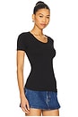 view 2 of 4 Holly Shaping Tee in Black