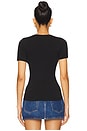 view 3 of 4 Holly Shaping Tee in Black