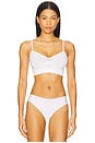 view 1 of 4 Audrey Unlined Bralette in White