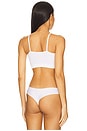 view 3 of 4 Audrey Unlined Bralette in White