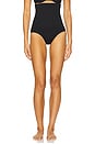 view 1 of 4 Seamless Solutions High Waist Shaping Brief in Black
