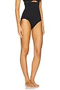 view 2 of 4 Seamless Solutions High Waist Shaping Brief in Black