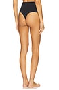 view 3 of 4 Alex Cotton Shaping Thong in Black