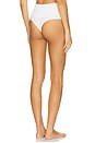 view 3 of 4 Alex Cotton Shaping Thong in White