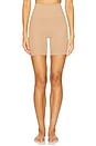 view 1 of 4 Brigitte Mid Waist Thigh Shaper in Almond