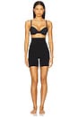 view 4 of 4 Brigitte Mid Waist Thigh Shaper in Black