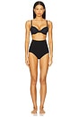 view 4 of 4 Ariel Mid Waist Shaping Brief in Black
