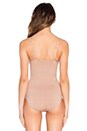 view 3 of 4 Conner Convertible Halter Bodysuit in Almond