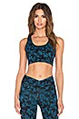 view 1 of 4 Cotton Wow Sports Bra in Abstract Print