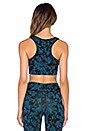 view 3 of 4 Cotton Wow Sports Bra in Abstract Print