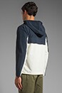 view 3 of 5 Pullover Windbreaker in Navy/White in Navy & White
