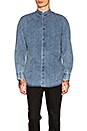 view 1 of 5 Band Rugger Shirt in Denim Washout