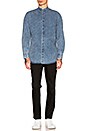 view 4 of 5 Band Rugger Shirt in Denim Washout