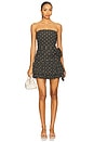 view 1 of 4 Midnight Polka Bloom Dress in Black
